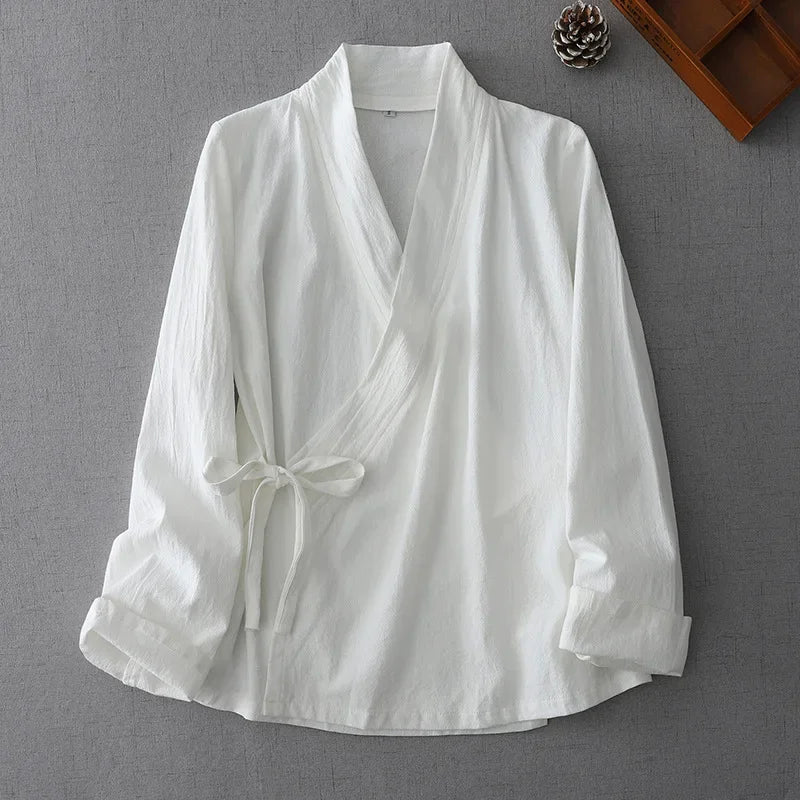 Veste Kimono Femme Style Chemise Minimaliste Unique