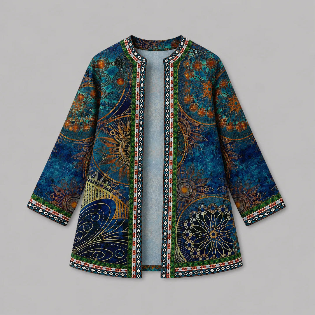 Veste Kimono Femme Vintage Ethnique Originale
