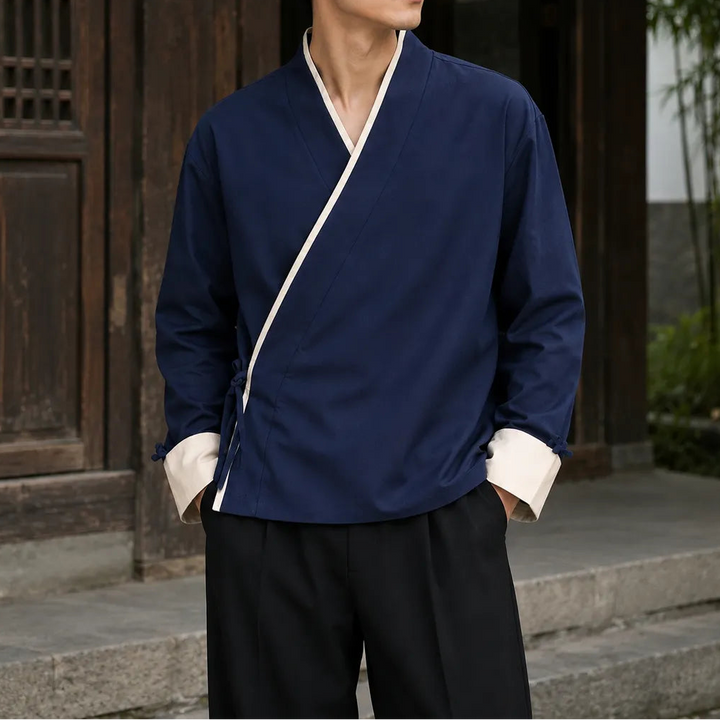 Veste Kimono Homme Japonais Classique Elégante