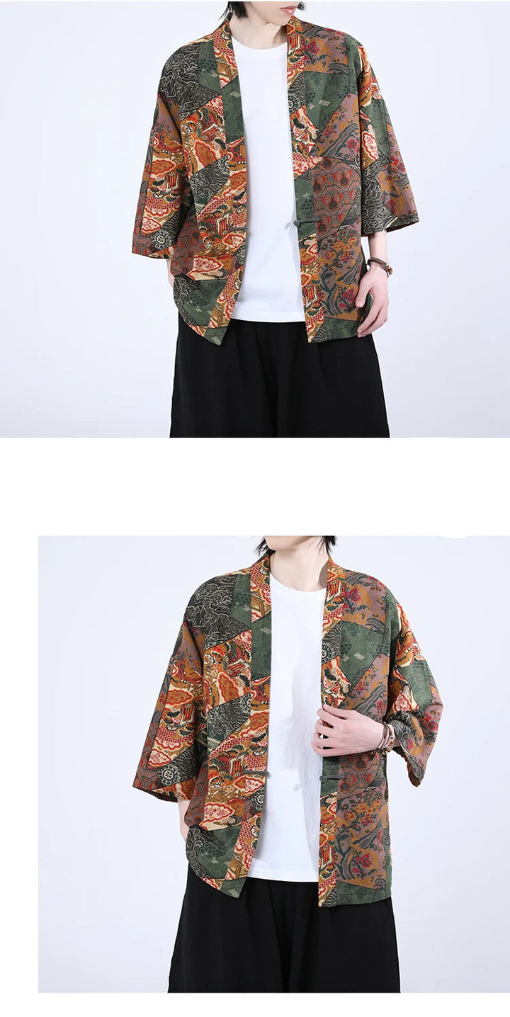 Veste Kimono Japonais Ample Confortable léger