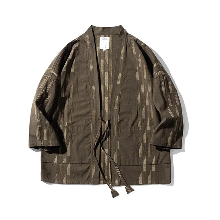 Veste Kimono Japonais Ample en Coton Originale