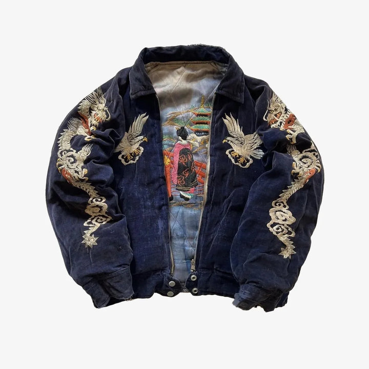 Veste Sukajan Aigle Japonais Chic
