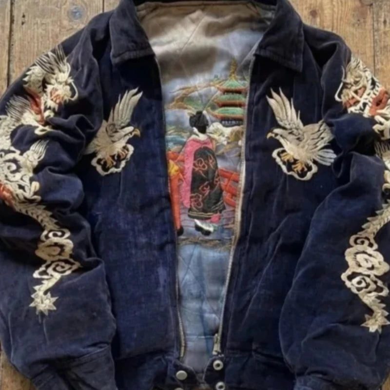Veste Sukajan Aigle Japonais Unique