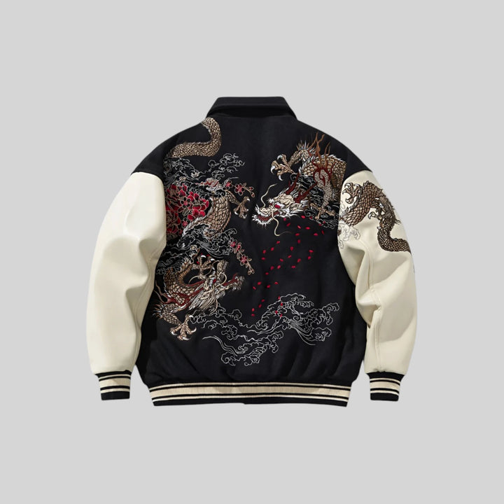 Veste Sukajan Dragon Brodé fashion