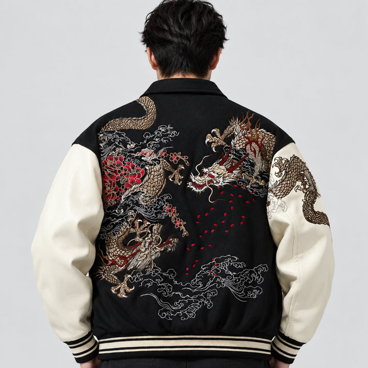Veste Sukajan Dragon Brodé original