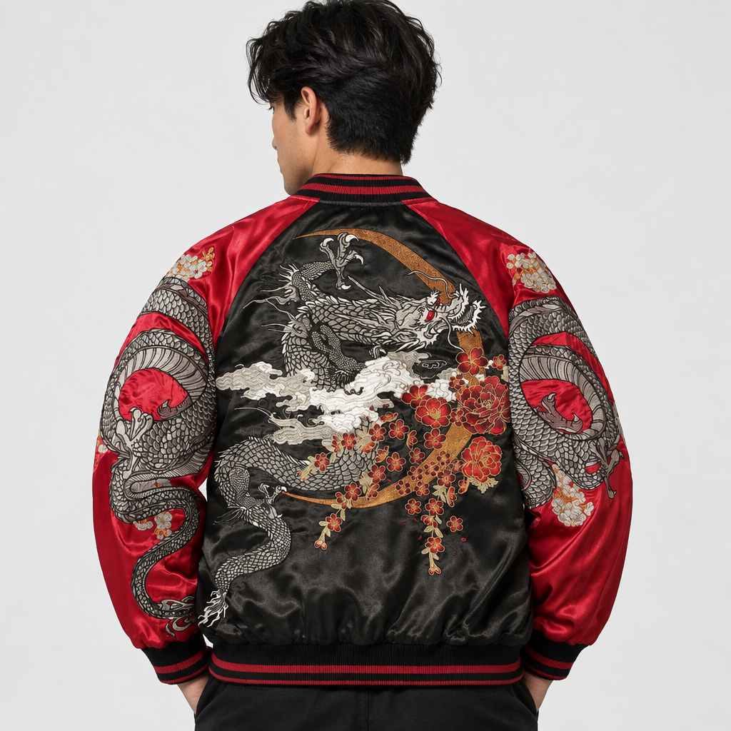 Veste Sukajan Homme tendance