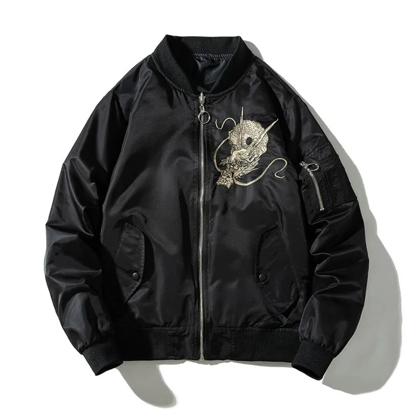 Veste Sukajan Noire Rembourrée Noir