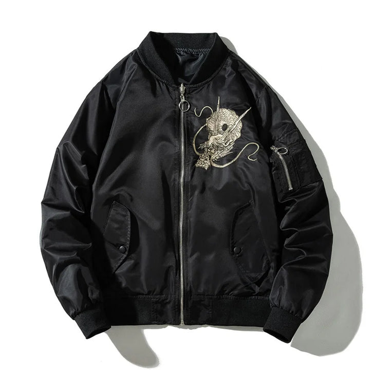 Veste Sukajan Noire Rembourrée Noir
