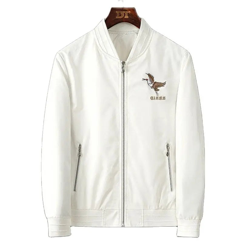 Veste Sukajan Élégant Grue Chic