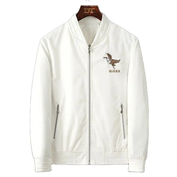 Veste Sukajan Élégant Grue Chic