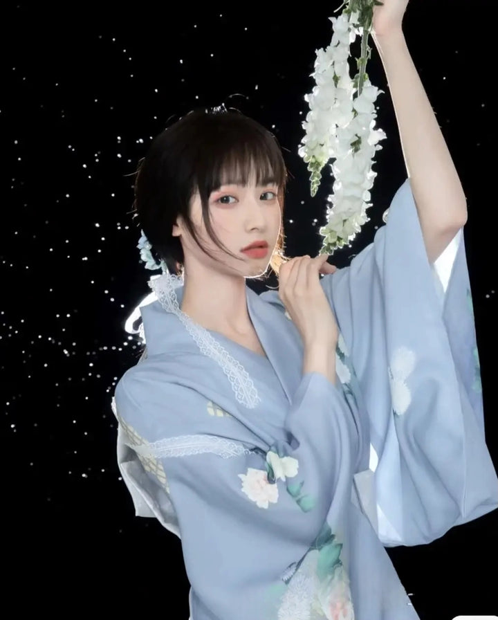 Yukata Kimono Femme Japonais fluide