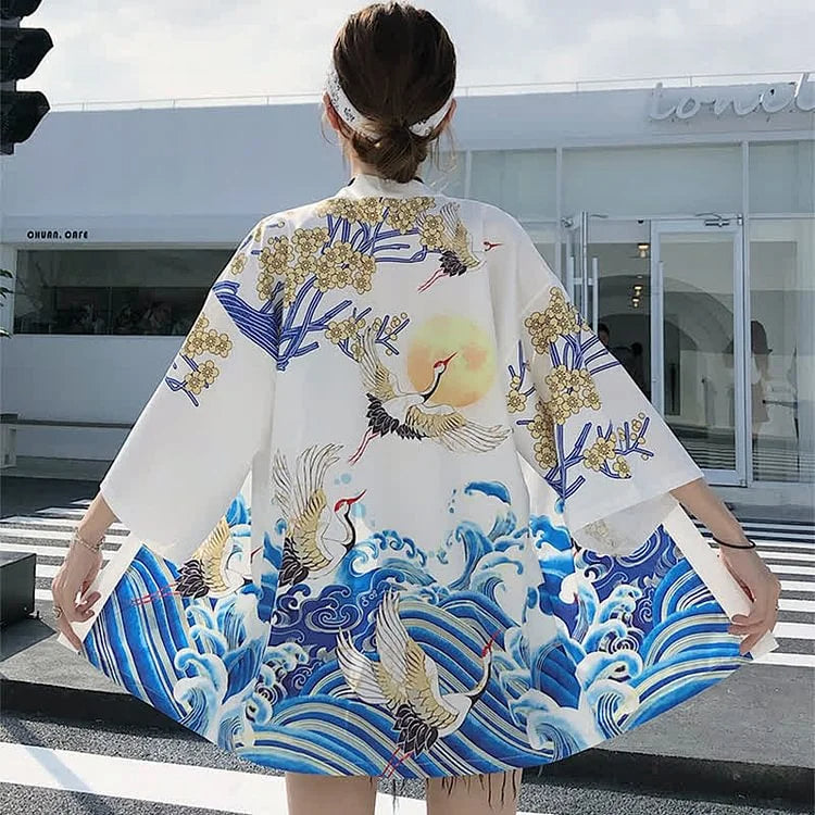 Sommer-Kimono-Jacke für Damen