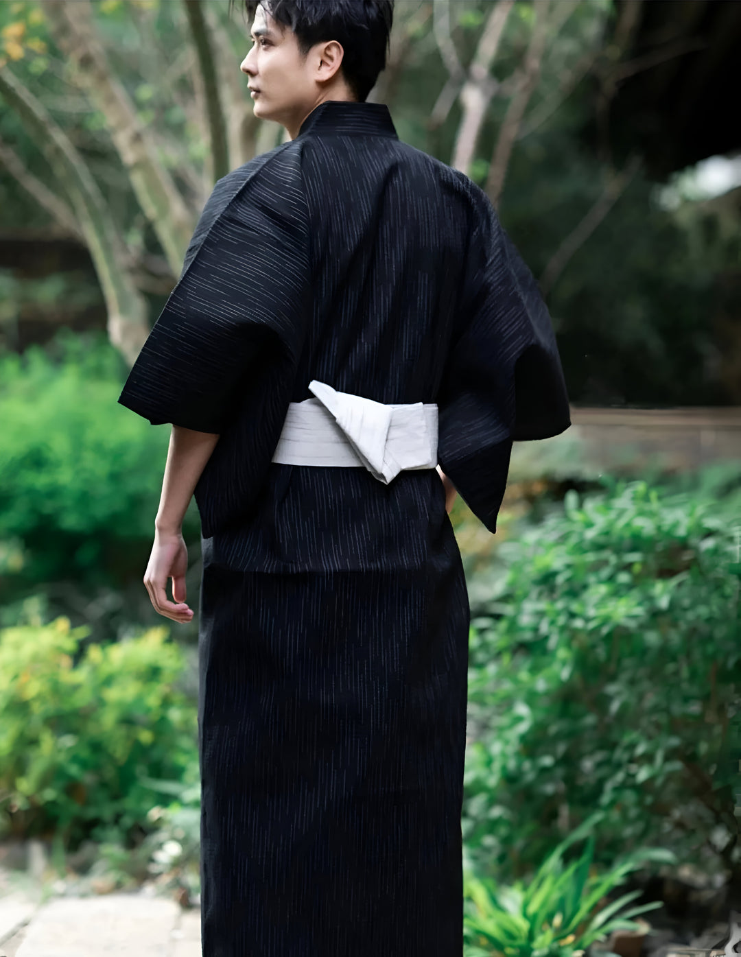 Kimono Homme Traditionnel Noir