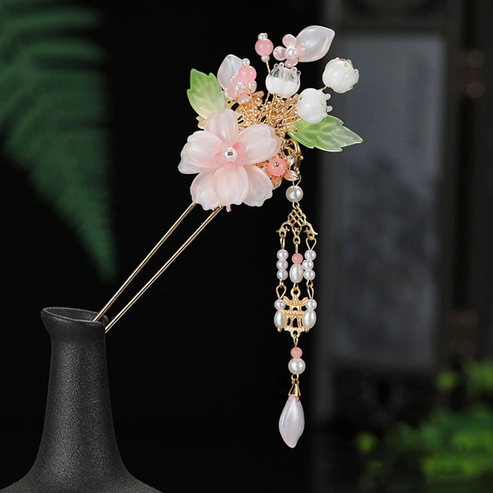 Épingle Japonaise Pétale rose qualité