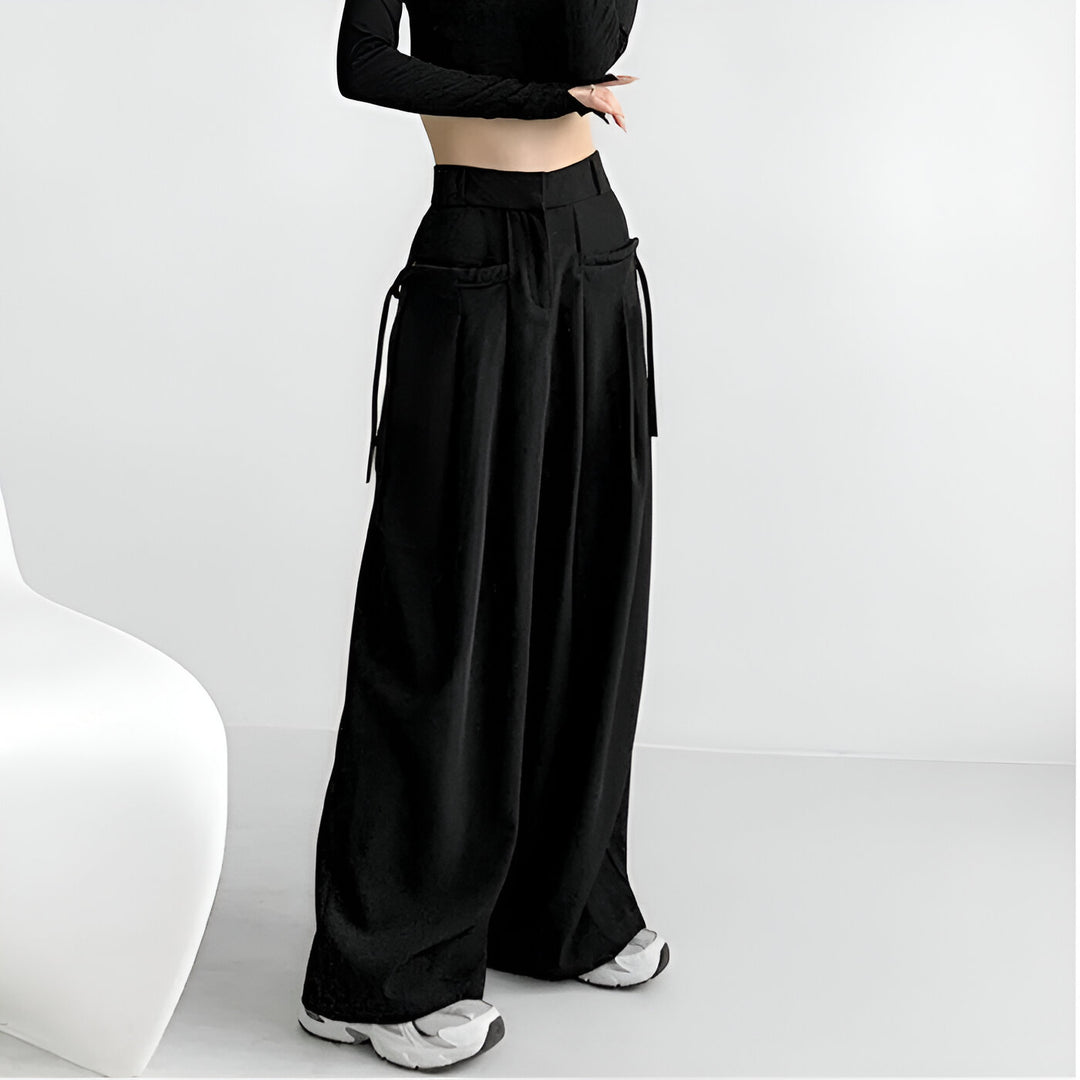 Pantalon Look Japonais Femme Confortable