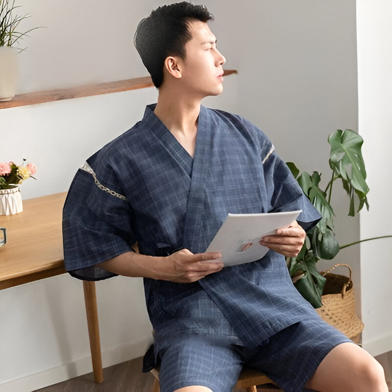Japanese Jinbei Men's Pajamas