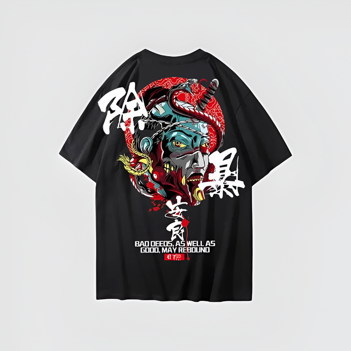 T-shirt Imprimé Japonais streetwear