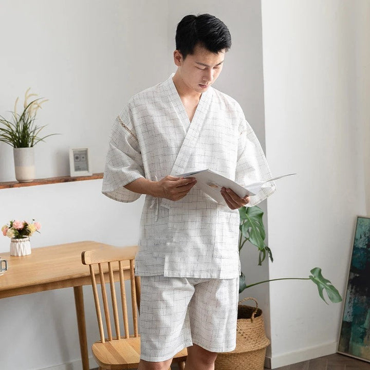 Japanese Jinbei Men's Pajamas