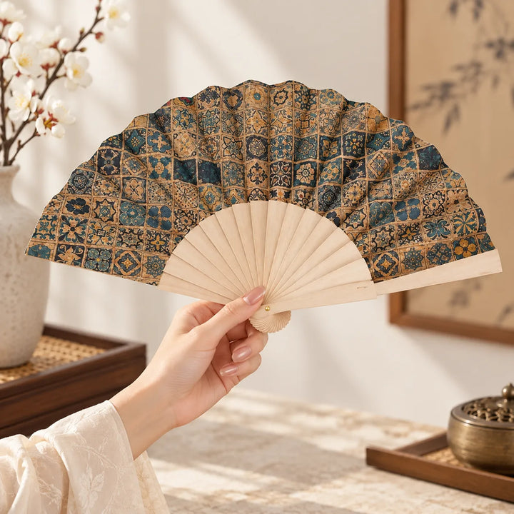 Éventail Japonais Boho Unique