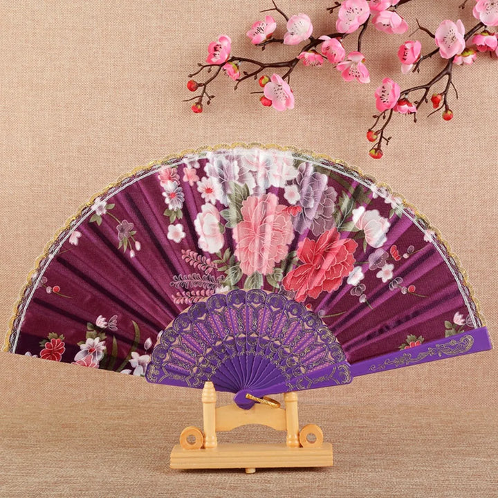 Éventail Japonais Classique Violet