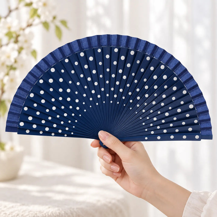 Éventail Japonais à Pois Beau
