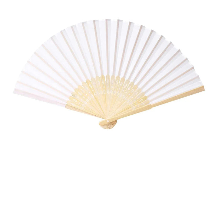 Éventail Personnalisable Coloré blanc