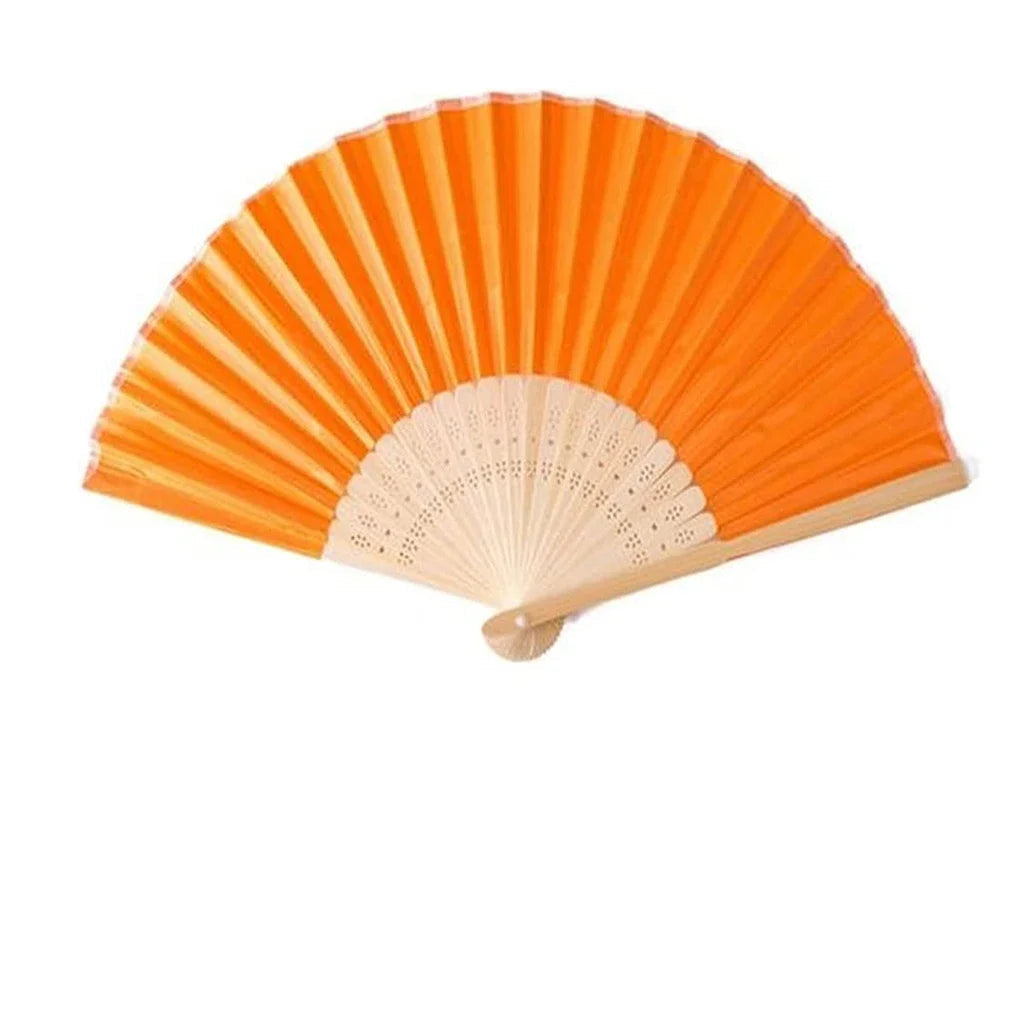 Éventail Personnalisable Coloré orange