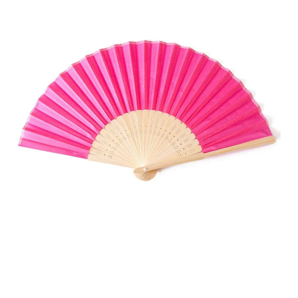 Éventail Personnalisable Coloré rose