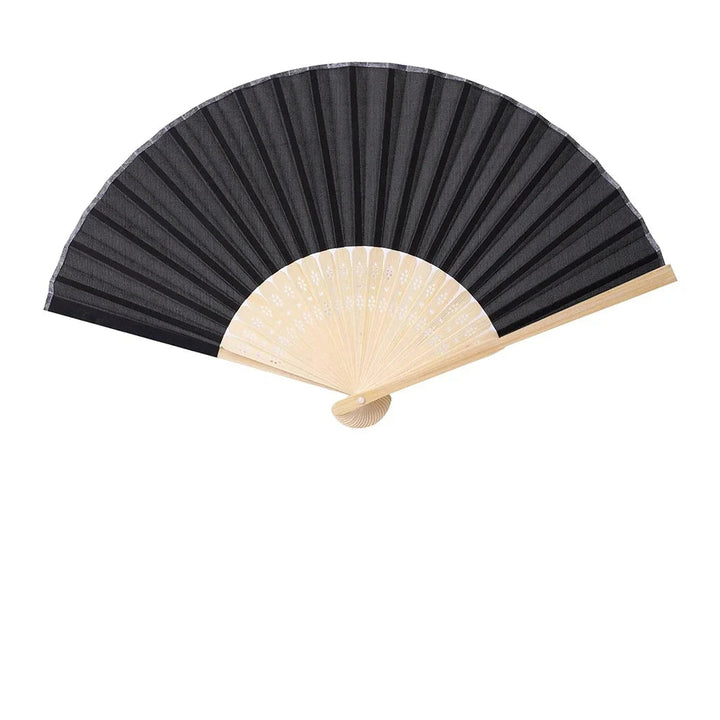 Éventail Personnalisable Coloré rose noir