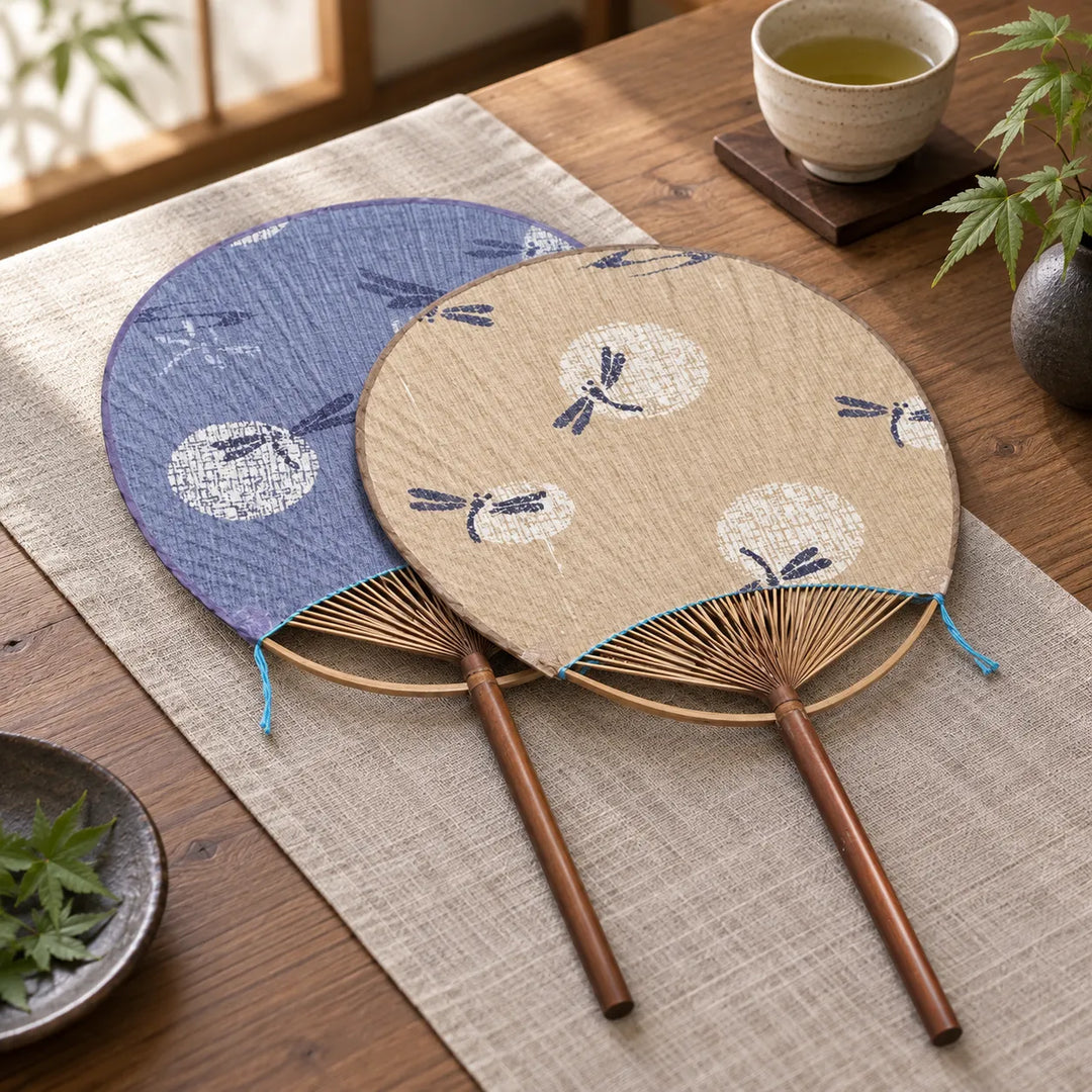 Éventail uchiwa Beau