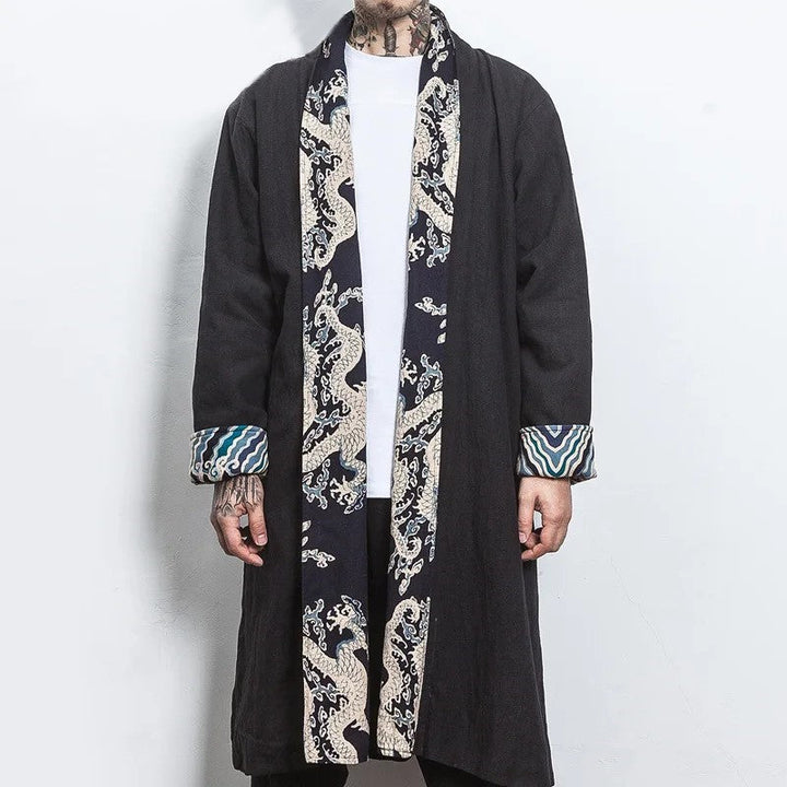 Veste de Kimono Longue Cardigan