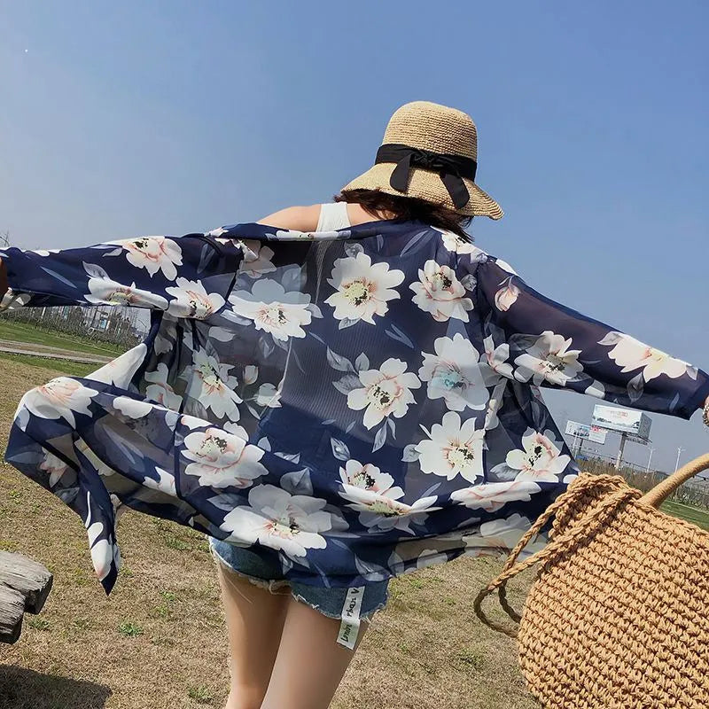 Veste Fine Kimono Femme Légère