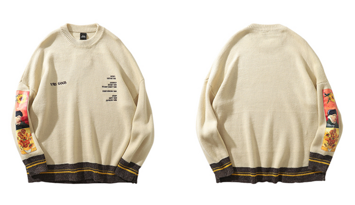 Pull Large Beige Homme