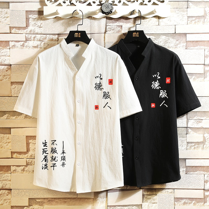 Chemise Japonais Homme streetwear
