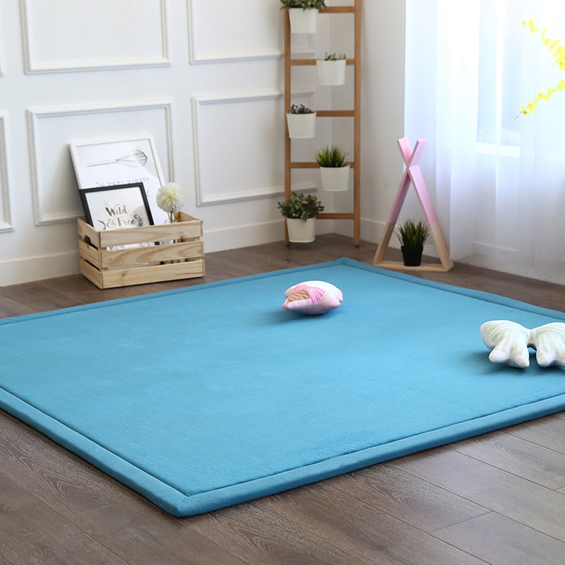 Tapis Salon Japonais Bleu Ciel