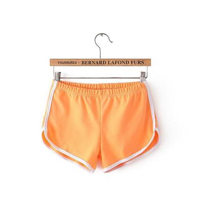 Mini Short Femme Sport Orange